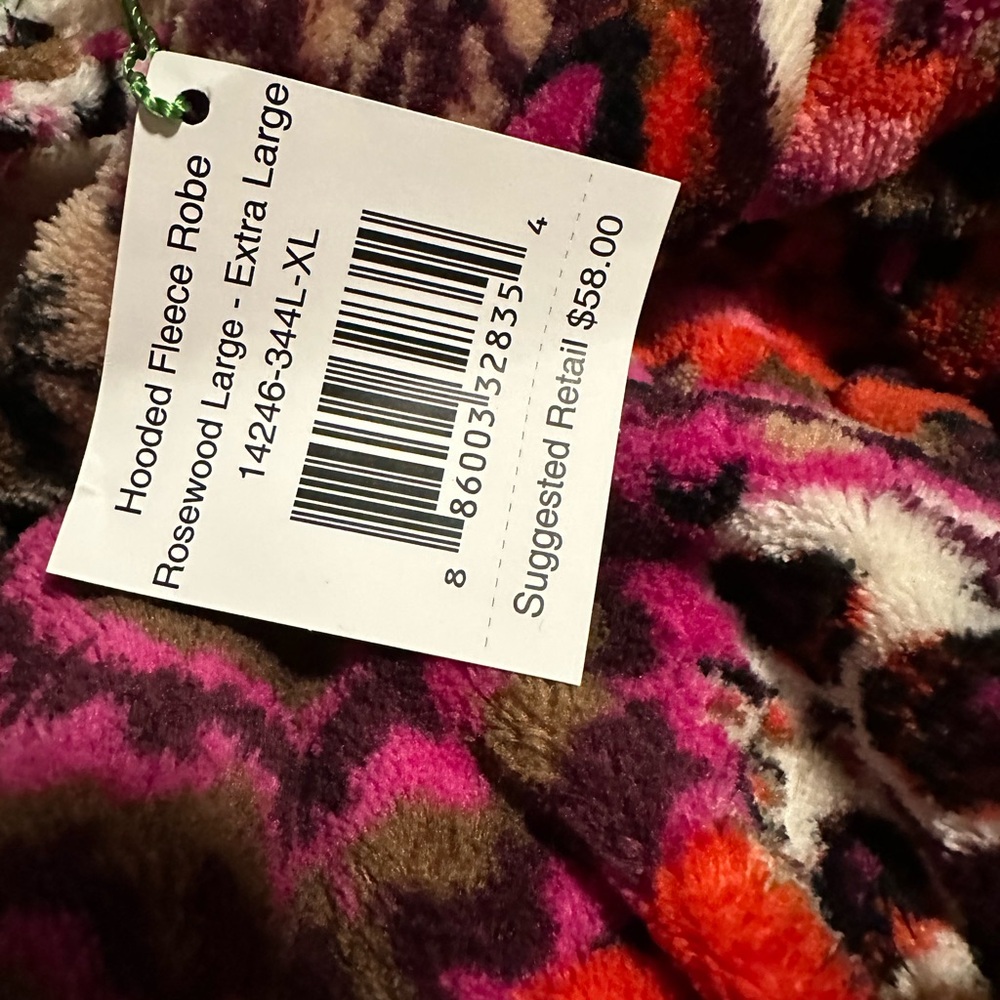 Vera Bradley Multicolor Patterned Bathrobe - Picture 2 of 4